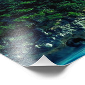 Insel Dinosaur Fotodruck (Ecke)