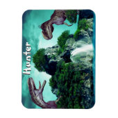 Insel Dinosaur Magnet (Vertikal)