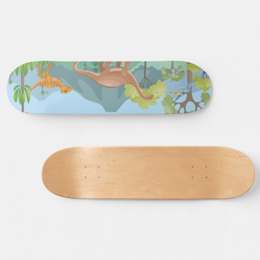 Insel Dinosaur Premium Skateboard (Horizontal)
