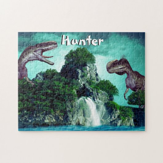 Insel Dinosaur Puzzle (Horizontal)