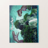 Insel Dinosaur Puzzle (Vertikal)