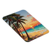 Insel Djerba Tunesien Postkarte Magnet (Rechte Seite)