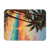 Insel Djerba Tunesien Postkarte Magnet (Horizontal)