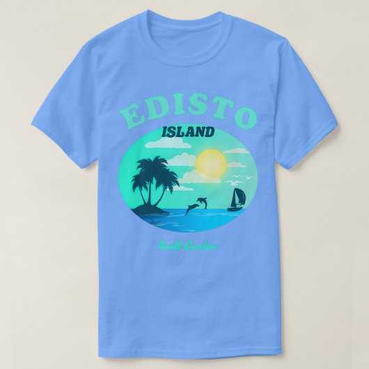 Insel Edisto Süd Carolina T-Shirt (Design vorne)