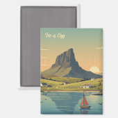 Insel Eigg, Schottland Magnet (Vorderseite/Rückseite)
