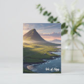 Insel Eigg, Schottland Reise Postkarte (Stehend Vorderseite)