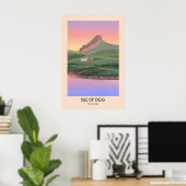 Insel Eigg Schottland Reiseplakat Poster (Heimbüro)
