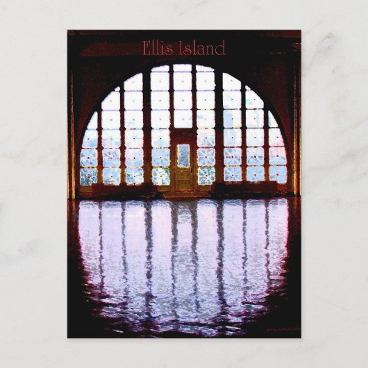 Insel Ellis I Postkarte (Vorderseite)