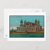 Insel Ellis, NYC Postkarte (Vorne/Hinten)