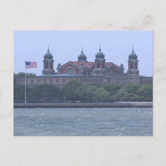 Insel Ellis Postkarte (Vorderseite)