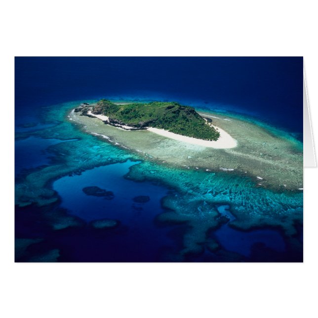 Insel Eori, Mamanuca-Inseln, Fidschi - Luft (Vorderseite (Horizontal))