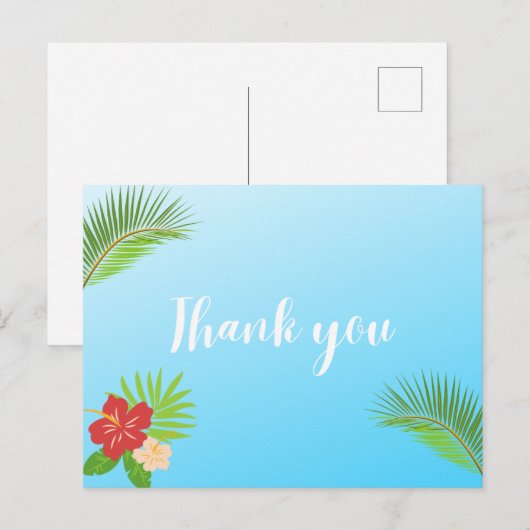 Insel Escape Blank Postkarte (Vorne/Hinten)