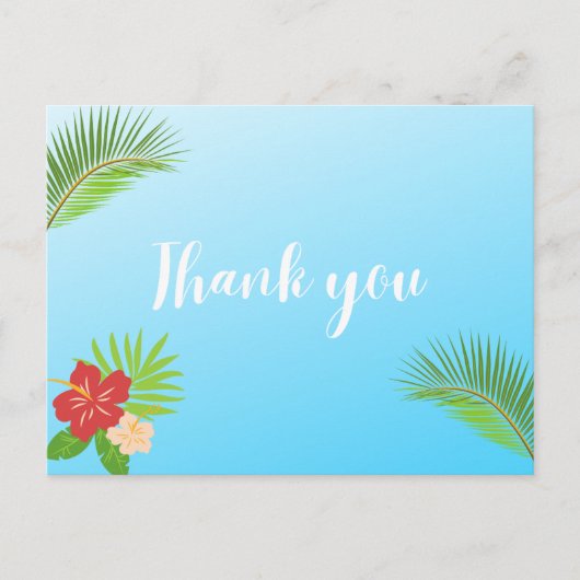 Insel Escape Blank Postkarte (Vorderseite)