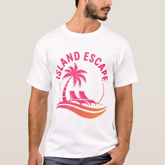 Insel Escape T-Shirt (Vorderseite)