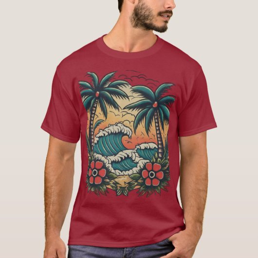 Insel Escape T-Shirt (Vorderseite)