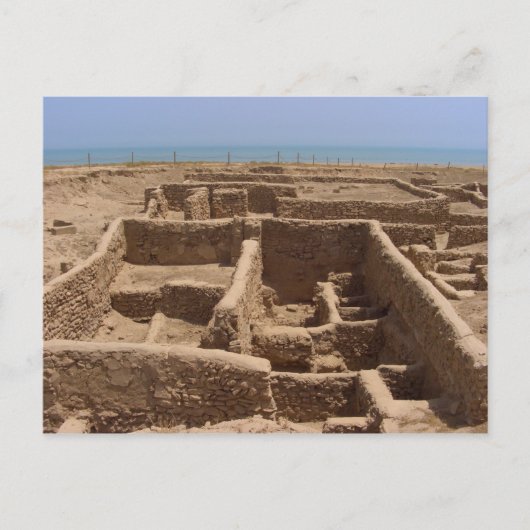Insel Failaka Griechische Ruinen, Kuwait Postkarte (Vorderseite)