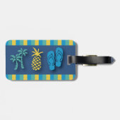 Insel-Fieber Gepäckanhänger (Rückseite horizontal)