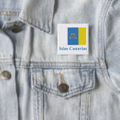 Insel-Flagge mit Namen auf spanisch Button (Beispiel)