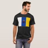 Insel-Flagge Spaniens T-Shirt (Vorne ganz)