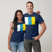 Insel-Flaggen-T - Shirt (Unisex)