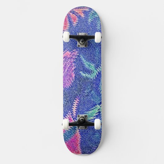 Insel Floral Skateboard (Vorderseite)