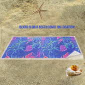 Insel Floral Strandtuch