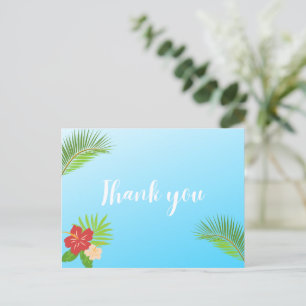 Insel Flucht Blank Postkarte