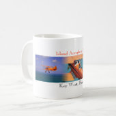 Insel-Flugzeug bereist 15 Unze-Tasse Kaffeetasse (Vorderseite Links)