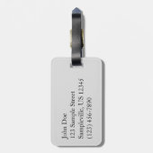 Insel Foggy Anacapa auf den Kanalinseln Gepäckanhänger (Rückseite vertikal)