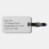 Insel Foggy Anacapa auf den Kanalinseln Gepäckanhänger (Rückseite horizontal)