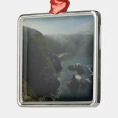 Insel Foggy Anacapa auf den Kanalinseln Ornament Aus Metall (Links)