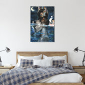 Insel Frau Canvas Print Leinwanddruck (Insitu (Schlafzimmer))