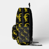 Insel Gecko (Blk) Bedruckter Rucksack (Rechts)
