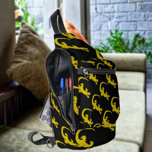 Insel Gecko (Blk) Crossbody Bag
