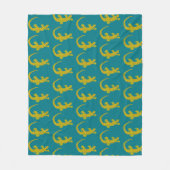 Insel Gecko Fleece Blanket (Vorderseite)