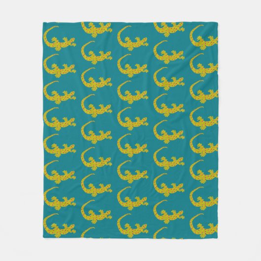 Insel Gecko Fleece Blanket (Vorderseite)