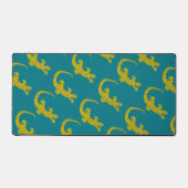 Insel Gecko Schreibtischunterlage (Vorderseite)