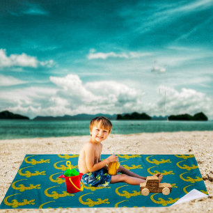 Insel Gecko Strandtuch