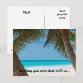 Insel Getaway Postcard Postkarte (Vorne/Hinten)