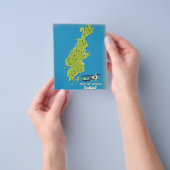 Insel Gigha Schottland Karte (Gruppe)