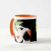 Insel Girl Tasse (Vorderseite Links)