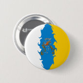 Insel-Gnarly Flagge Button (Vorne & Hinten)