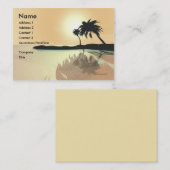 Insel-Gold Visitenkarte (Vorne/Hinten)