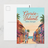 Insel Gorée Senegal Postkarte (Vorne/Hinten)