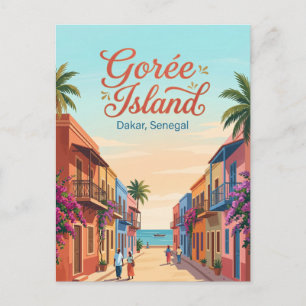 Insel Gorée Senegal Postkarte
