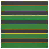 Insel grün/schwarz, breiter, goldener Button Strei Stoff (Muster)