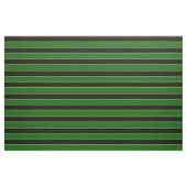 Insel grün/schwarz, breiter, goldener Button Strei Stoff (Fat Quarter (45,7 x 55,9 cm))
