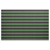 Insel grün/schwarz, rosa Button Streifen, Folklore Stoff (Fat Quarter (45,7 x 55,9 cm))