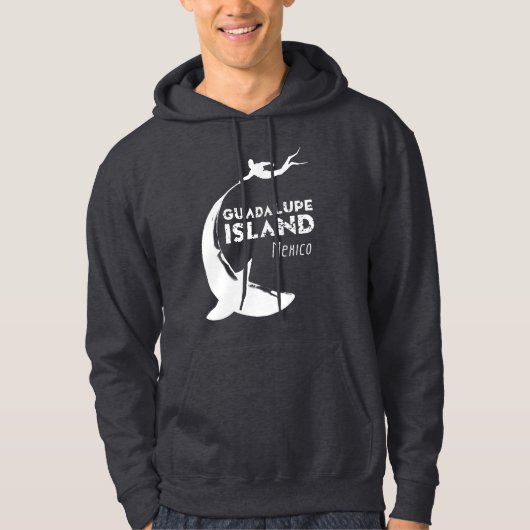 Insel Guadalupe Mexiko | Tauchen mit Haien Hoodie (Vorderseite)