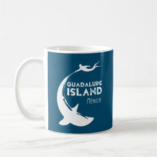 Insel Guadalupe Mexiko Tauchen mit Haien Kaffeetasse